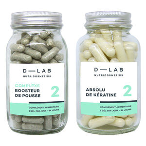 D-Lab - Complément alimentaire - Pack duo expertise capillaire - 3 mois
