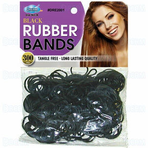 Dream - Black Rubber Bands (Petits élastiques pour cheveux) - Noirs
