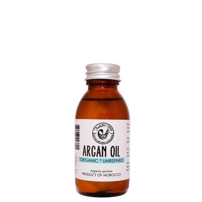 Originaire du Maroc, l'huile d'argan authentique de SheaButter Cottage est extra vierge et biologique, certifiée par ECOCERT et USDA NOP. Une qualité exceptionnelle.